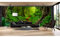 Fotomural Vinilo Para Pared Sendero selva | 100 x 70 cm | Salones