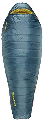 Therm-a-Rest Unisex – Erwachsene Saros Synthetic Mummy Sleeping Bag Synthetischer Mumienschlafsack, Stargazer, Regular, 20-Degree