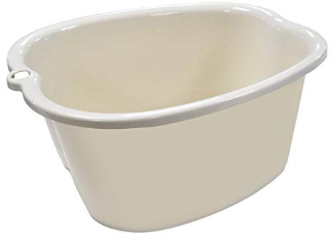 Rtengtunn Bacino del pediluvio, Pediluvio Grande Vasca idromassaggio Vasca Secchio Vasca da Bagno Piedi Detox Massaggio Pedicure 3 Colori - Beige