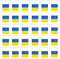 Durabol Cadena De Bandera Canarias Comunidades autónomas de España 70 Banderin 20 X 30 CM - 50 Metro