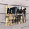 ShopQuality4U Personalised Game Metal Mirror Gamer Sign - Customised Printed Wall Art Plaque A5 100% Gamer