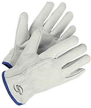 EisenRon 1 Paar Arbeitshandschuhe Typ Driver 2 Größe 9 / L in komplett Leder von Korsar