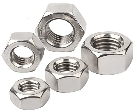 Grobgewinde Aus Edelstahl 304, Amerikanische Sechskantmutter, Imperiales Filament, Sechskantmutter, Mutter, 4#6#8#10#-1/8,1/2-20 UNF (10 STÜCKE)