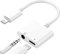 [Apple MFi Certified] Headphone Adapter for iPhone 13, 2 in 1 Lightning to 3.5mm AUX Audio + Charger Splitter Compatible with iPhone 13/12/11/XS/XR/X 8/iPad