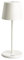 Pertrix LED Akku Gartentisch Leuchte Weiß stufenlos dimmbar - IP65 Tisch Lampe ohne Kabel für In- & Outdoor, 2700-3000K, 280 mm hoch, runde Tischlampe Esstisch, moderne LED Tischlampe Outdoor