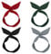 4 Stücke Haarreif Mit Schleife Vintage, Kopfband Frauen Haarreifen Damen Haarband Bow Retro Stirnband Mit Draht Einfarbig Rockabilly Biegbares