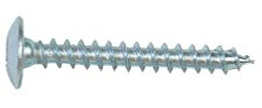 200 Vis pour fixation de penture de volet bois - Torx T30 D. 14 mm - D. 7 x 30 mm - Zingué