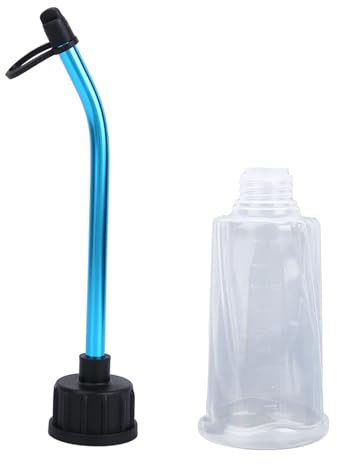29x7cm/11.4x2.8 inches RC Car Fuel Filler Bottle, 250ML Engine Fuel Filler Refill Bottle with Aluminum Alloy Straw for RC Vehicle Truck Tank Fast Fill Oil Tank Gas Car/Truck Accessories