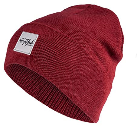 Spitzbub Unisex Mütze Beanie (Rot)