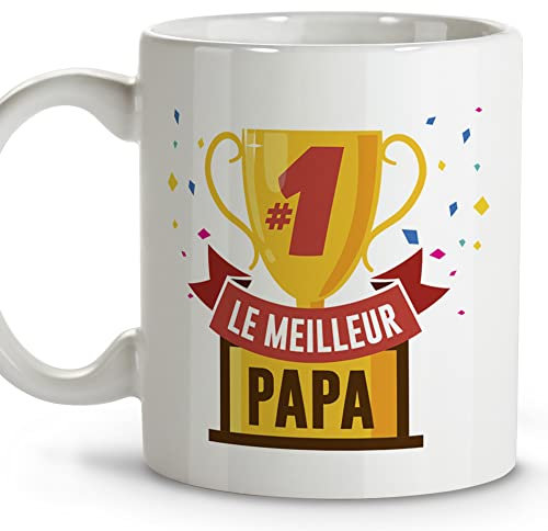 Tazas Desayuno Originales Abuelo. Tazas Día del Padre. Taza Cerámica 330 ml. Regalos con Frases. Papá copa FR