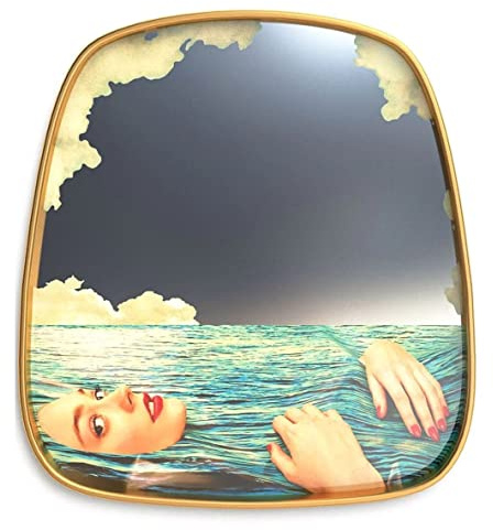 Spiegel Gold Rahmen Sea Girl
