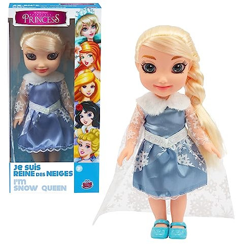 Fairytale Princess, Puppe 25 cm, mit Prinzessinnen-Outfit und Zubehör, Modell Eiskönigin, Spielzeug für Kinder ab 3 Jahren, Giochi Presziosi, FAT001