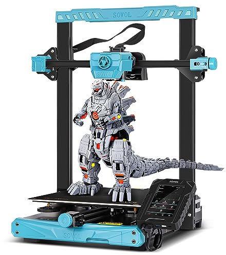 Sovol SV07 Plus 3D Drucker, 500mm/s Hochgeschwindigkeit, Auto-Nivellierung, 300℃ Dual Gear Direct Extruder, Doppelseitig PEI Druckplatte, 600W Power Supply, Druckgröße 300x300x350 mm