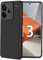 Effcotuo Funda para Xiaomi Redmi Note 13 Pro Plus/Pro+ 5G Cover Funda Fibra de Carbono Carcasa Protectora Antigolpes, Suave TPU Silicona Caso Anti-Choques Case Cover - Negro