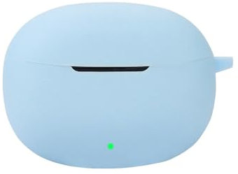 FTRONGRT Bluetooth-Kopfhörer Schutzhülle für vivo TWS 3e, Stoßfest, Bluetooth-Kopfhörerhülle aus Silikon mit vivo TWS 3e Bluetooth-Kopfhörer.Himmelblau