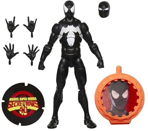Marvel Legends Series Spider-Man Age 4+, Avengers Retro Marvel Comics Secret Wars Collectible 6 Inch Action Figure, Red, Blue