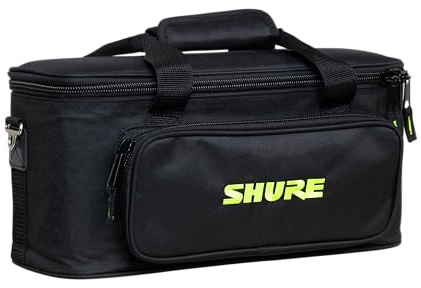 Shure by Gator Padded Microphone Bag That Holds Up to 12 Mics, Black (SH-MICBAG12)