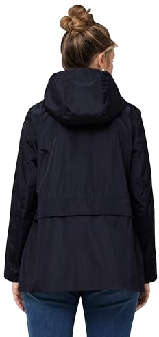 Ulla Popken, Damen, große Größen, Spezialistin Hyprar Windbreaker: Übergangsjacke mit Kapuze
