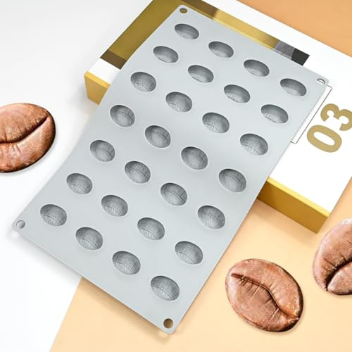 mostsom 3D-Schmetterlings-Design, Silikon-Mousse-Form, DIY, Dessert, Pudding, Schokoladenform, Hochzeitstortendekoration, Backgeschirr (K_ Kaffeebohnen)