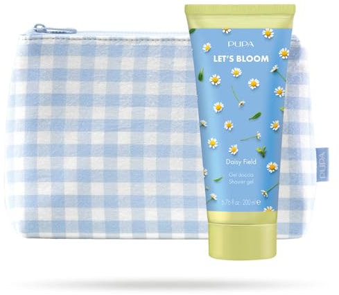 Pupa Let's Bloom Cofanetto Regalo Latte Corpo o Gel Doccia Profumato Con Pochette 200 ml (Daisy Field, Latte Corpo Profumato)