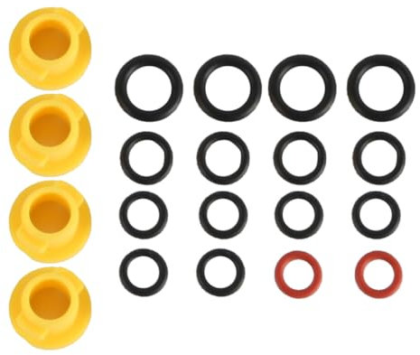 Laroal Hochdruckreiniger-Dichtungsring und O-Ring-Düsensatz. Hochdruckreiniger-Dichtungsring ist geeignet für K2, K3, K4, K5, K6, K7 (20 Stück)