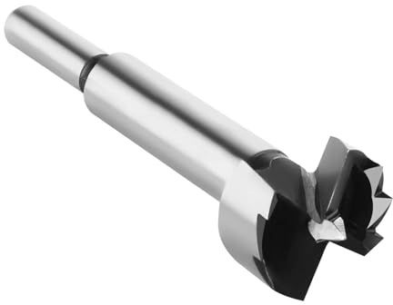 25mm Forstner drill bit, Triple-Flute Carbide Tipped Forstner Bit Hole Cutter for Hard Wood, Woodworking Hinge Cutter Hinge Drill Bit
