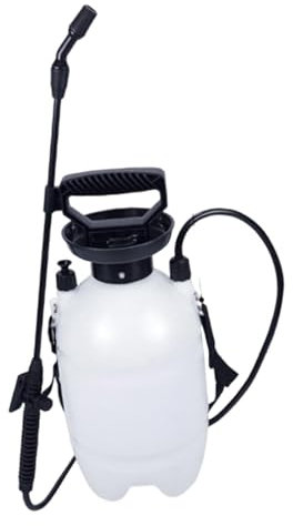 JISADER Pumpen Drucksprühgerät 4L Einstellbare Düse für Gartenhausreinigungsrasen