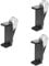 Amosfun 3pcs Garage Door Remote Holder Sun Visor Clip Smooth Surface for Easy Use