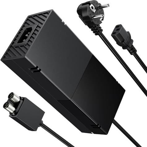 220W Bloc d'alimentation Câble de Charge pour Console Xbox One, 100-240V AC Adaptateur de Rechange avec Prise EU, Chargeur pour Xbox One Original
