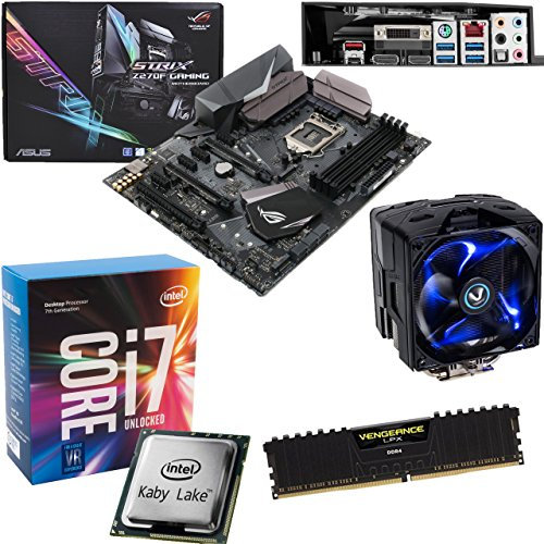 Components4All INTEL Kaby Lake Core i7 7700K OC 5.0Ghz CPU, ASUS ROG Strix Z270F Gaming Motherboard & 4GB 3000Mhz Corsair DDR4 RAM & Sapphire Vapor-X Cooler OVERCLOCKED Pre-Built Bundle