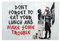 Streetart Banksy Make Trouble Posterbild – Poster in div. Größen 40x60cm