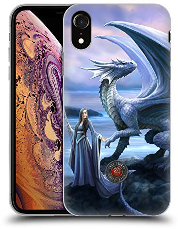 Head Case Designs Offizielle Anne Stokes Neue Horizonte Drachen Freudenschaft Gel Handyhülle Hülle [Militärischer Schutzgrad] Kompatibel mit Apple iPhone XR