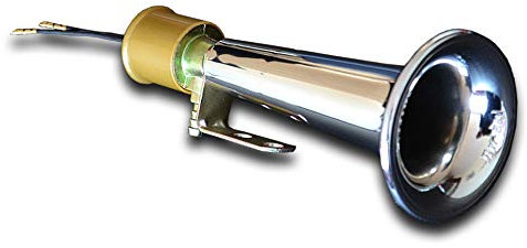 Universal 24 V Lufthupe Wolf Pfeife Chrom TRUMPET für LKW, LKW, Bus, Chassis, Anhänger, Traktor