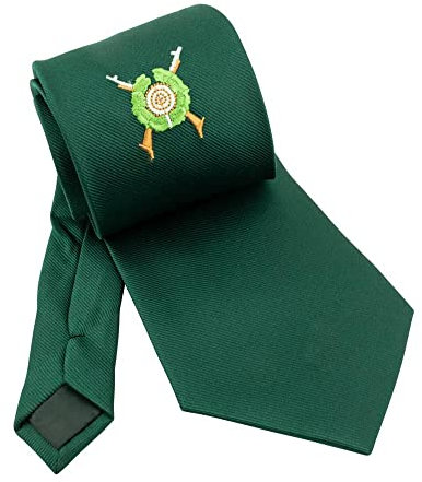 Deitert Schützenkrawatte extra lang mit gesticktem Emblem