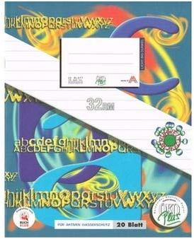 ÖKO Plus Heft quart liniert 20 Blatt
