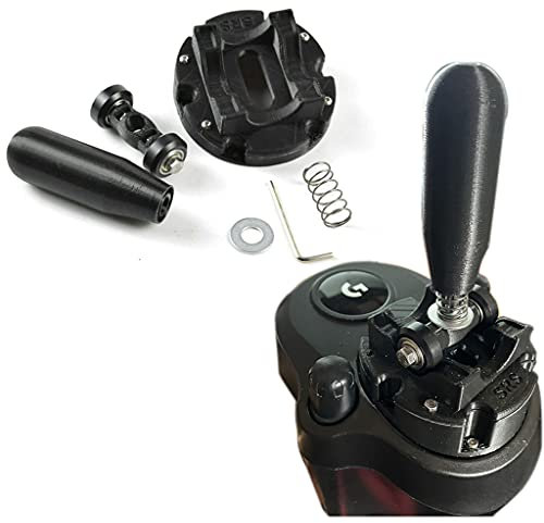 Obokidly DIY Sequential Shifter Knob mod Modification Steering Wheels Accessories Parts Set for Logitech G29/G25/G27 For Shifter Gear Shift Knob (Black Only a Sequential Shifter Knob Mod)