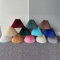 Lampenschirmhirm, E27, plissiert, groöe Lampe, blendfrei, Tischlampenschirm, Stoff, Schlafzimmer, Lampenschirm für Home Office (Pink Hue)