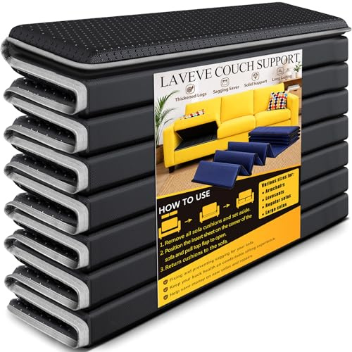 [Verbessert] Strapazierfähiges Couchkissen für schlaffe Sitzfläche, 50.1x114 cm, perfekt fixiert und schützt schlaffe Couch-Kissen, verlängert die Lebensdauer des Sofas