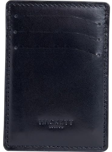 Hackett London Herren Velo Ausweisbörse Reisezubehör-Reisepass-Tasche, Schwarz (Black)