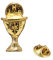 First Communion Lapel Pin Brooch - Gold Chalice 8414