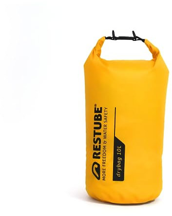Restube Wasserdichter Drybag – Premium-Qualität für ultimativen Schutz | Vielseitig und geräumig | Ideal für Reisen, Wandern, Wasseraktivitäten | 100% wasserdicht und langlebig - [10L]