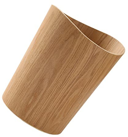TOPBATHY Poubelle Bois Décorative De Style Nordique Pour Maison Chambre Salon Cuisine Et Bureau Organisateur De Déchets Intérieur