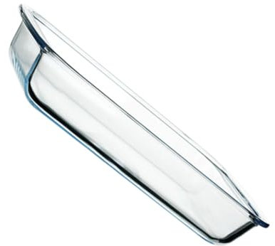 Zerodeko Plato Grande de Vidrio para Servir Apto para Horno Recipiente para Hornear Tapas Apto para Microondas para Cocina