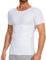 SLIMBELLE Shapewear Herren Kompressions Shirt Elastische Figurformende Bauchweg Unterwäsche Kompressionsshirt Tight Taillenformer Body Shaper Herren Bauch Top Männer