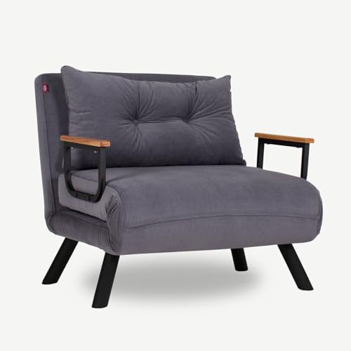 Schlafsofa Angela 1 Person-grau