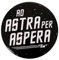 Elbenwald Button mit Ad Astra Per Aspera Motiv für Star Trek Fans Ø 3,5 cm Mehrfarbig