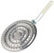 NuoDunco Diffuseur De Chaleur De Plaque De Cuisson, Accessoire pour Gazinière, Argenté, Acier Inoxydable, 21CM