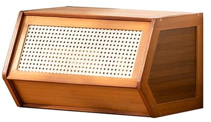 LCBDYLR Baúles de Almacenamiento apilables de Madera Maciza, Caja de Almacenamiento Modular, organizadores de Almacenamiento para Armario, Armario de Entrada para Libros, bocadillos, Juguetes