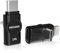 Neewer LM4 Set Adattatore OTG USB C (2pz), USB C a USB C + USBC a iOS per iPhone iPad Android Phone Utilizzo Mic Wireless CM28 Pro CM28 Ultra CM28 Durante la Carica, Non per Ricarica Rapida PD