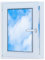 LORAC | Kunststofffenster weiß 600x800mm, 60x80cm, PCV, DIN Links, kippbar & ausstellbar, 2-fach Verglasung, energiesparend – Fenster mit CE-Zertifikat für Keller und Wohnung